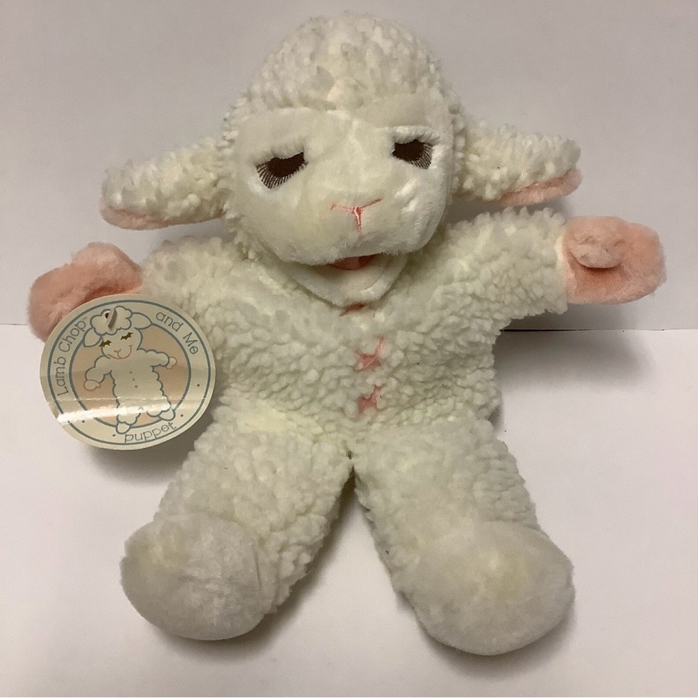 Vintage Lamb Chop And Me Hand Puppet Plush Toy Shari Lewis w/Tag Made in Korea